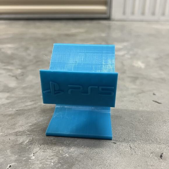 3D Printed Display Stand for PlayStation PS5 DualSense Controller Holder Blue - Picture 1 of 1